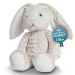 Mollis Hase Kuscheltier Baby (36cm groß) – Weiches Stofftier für Kinder & Babys / Kuschelhase